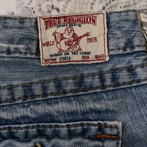 True Religion low rise shorts